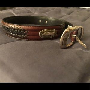 Fossil full grain cowhide belt